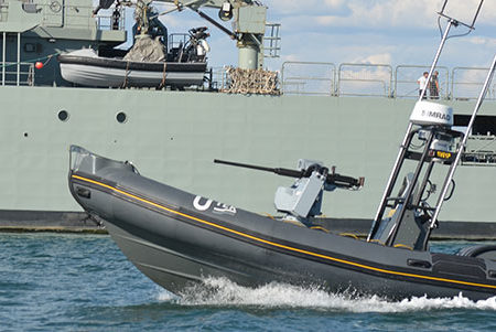 A military grade USV in action