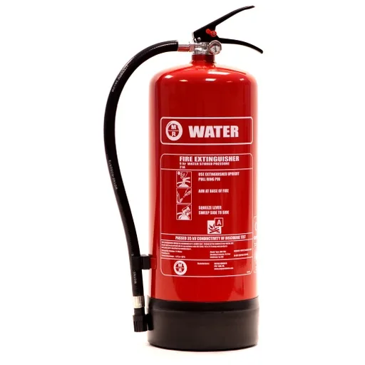 Water Stored Pressure Fire Extinguisher 9 litre (with cartridge) (MED approved)